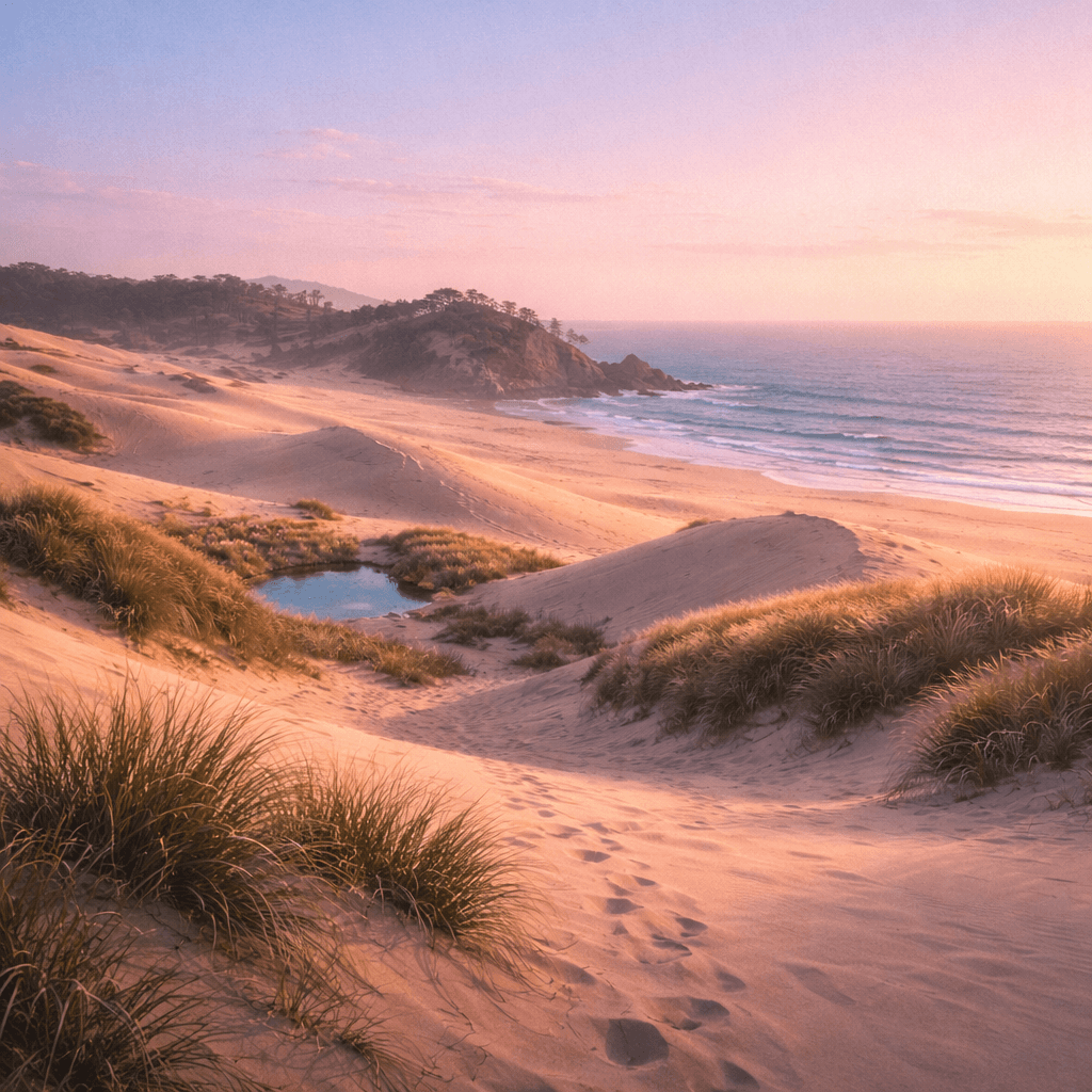 Tottori sand dunes background